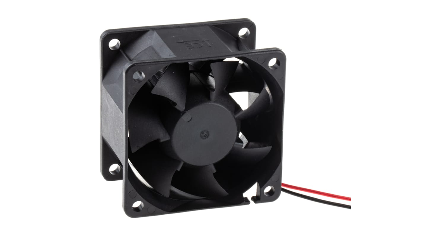 Sunon PMD Series Axial Fan, 24 V dc, DC Operation, 96m³/h, 10.3W, 430mA Max, 60 x 60 x 38mm