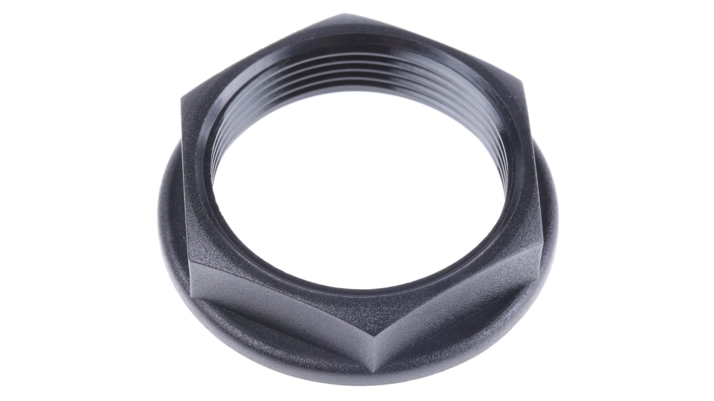 Ecrou pour presse étoupe RS PRO, M32, Noir, PA 6