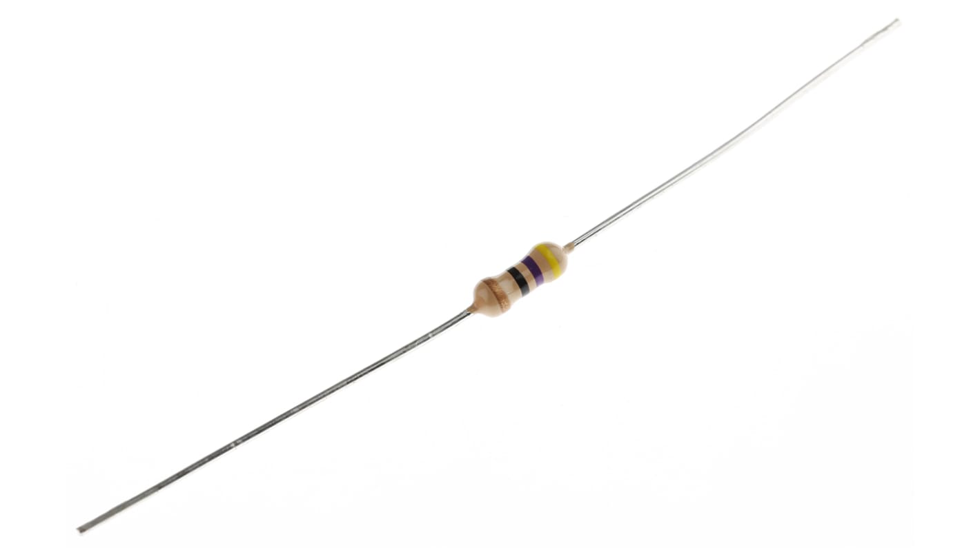 TE Connectivity 47Ω Carbon Film Resistor 0.33W ±5% CFR25J47R