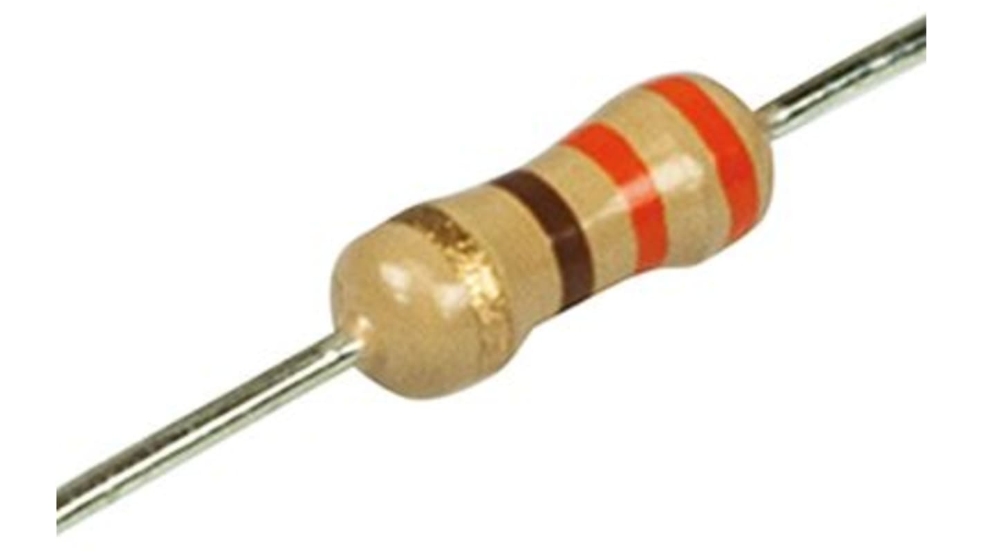 TE Connectivity 330Ω Carbon Film Resistor 0.33W ±5% CFR25J330R