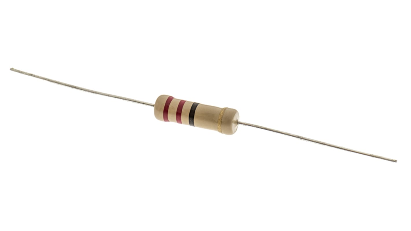 TE Connectivity 22Ω Carbon Film Resistor 2W ±5% CFR200J22R