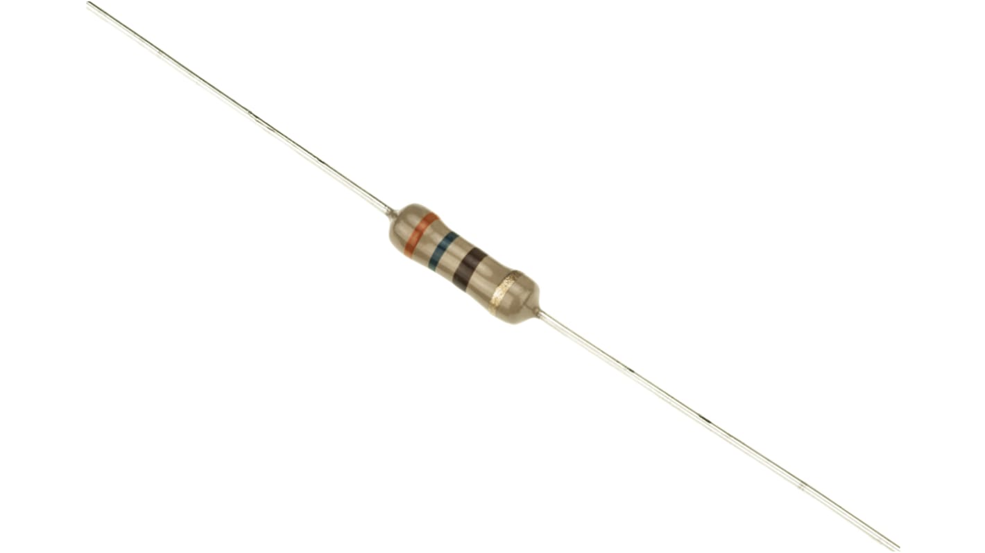 TE Connectivity 360Ω Carbon Film Resistor 0.5W ±5% CFR50J360R