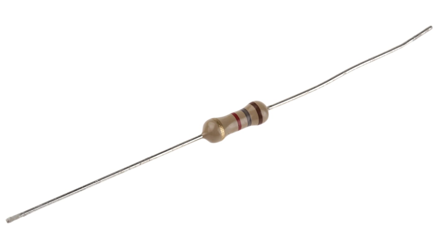 TE Connectivity 1.8kΩ Carbon Film Resistor 0.5W ±5% CFR50J1K8