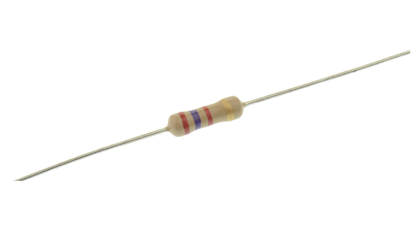 TE Connectivity 2.7kΩ Carbon Film Resistor 0.5W ±5% CFR50J2K7