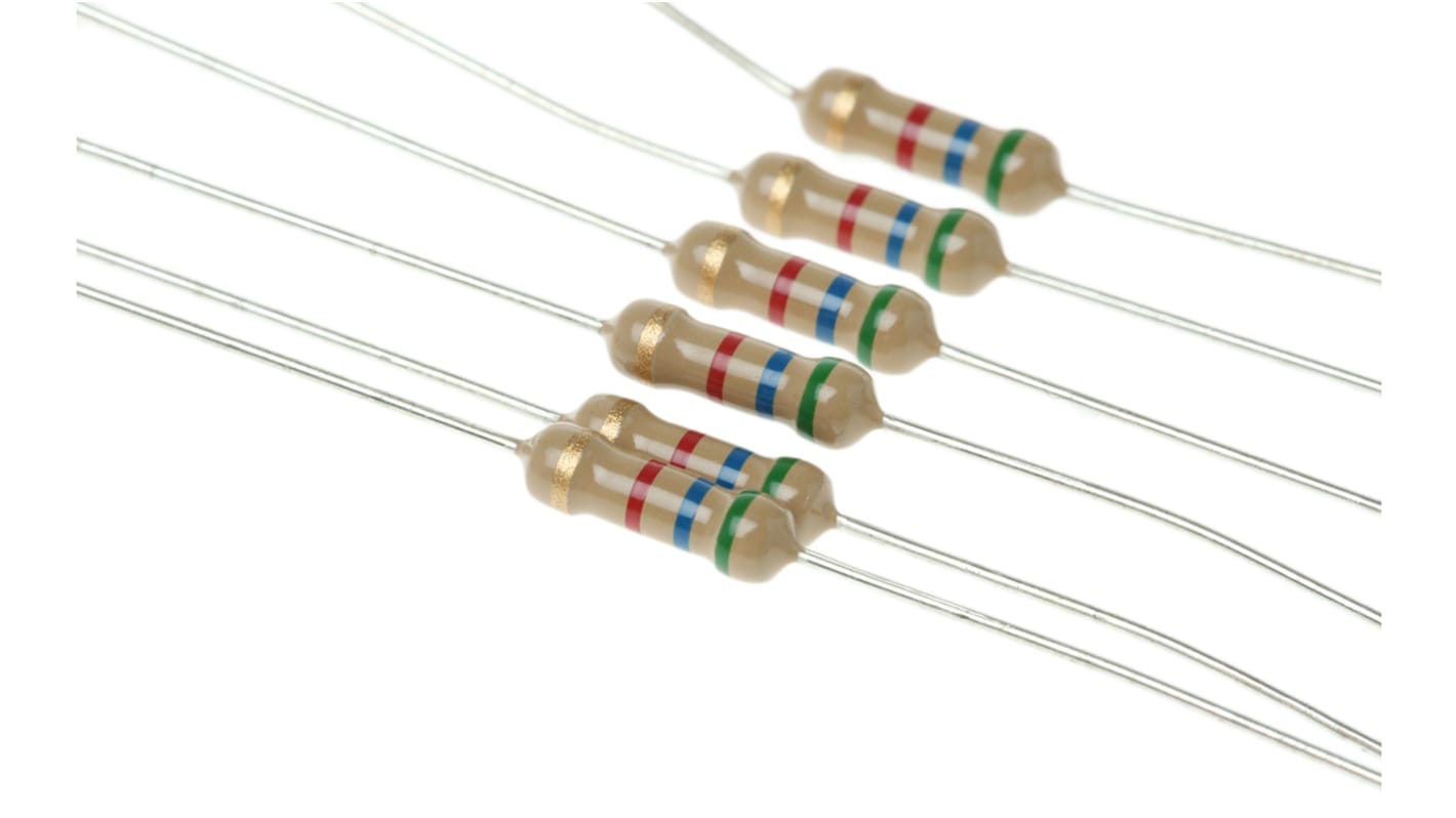 TE Connectivity 5.6kΩ Carbon Film Resistor 0.5W ±5% CFR50J5K6