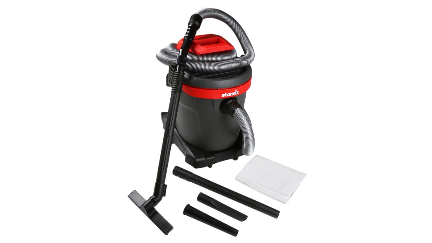 Starmix A 1232EHB Floor Vacuum Cleaner Vacuum Cleaner for Wet/Dry Areas, 5m Cable, 240V ac, Type C - Euro Plug, Type G