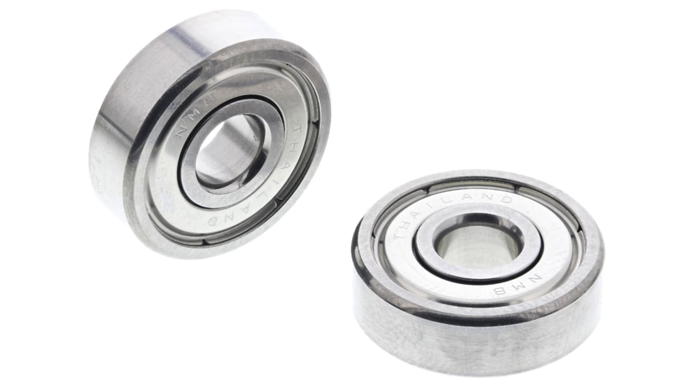 NMB DDR-1650HHMTRA1P24LY121 Double Row Deep Groove Ball Bearing- Both Sides Shielded 5mm I.D, 16mm O.D