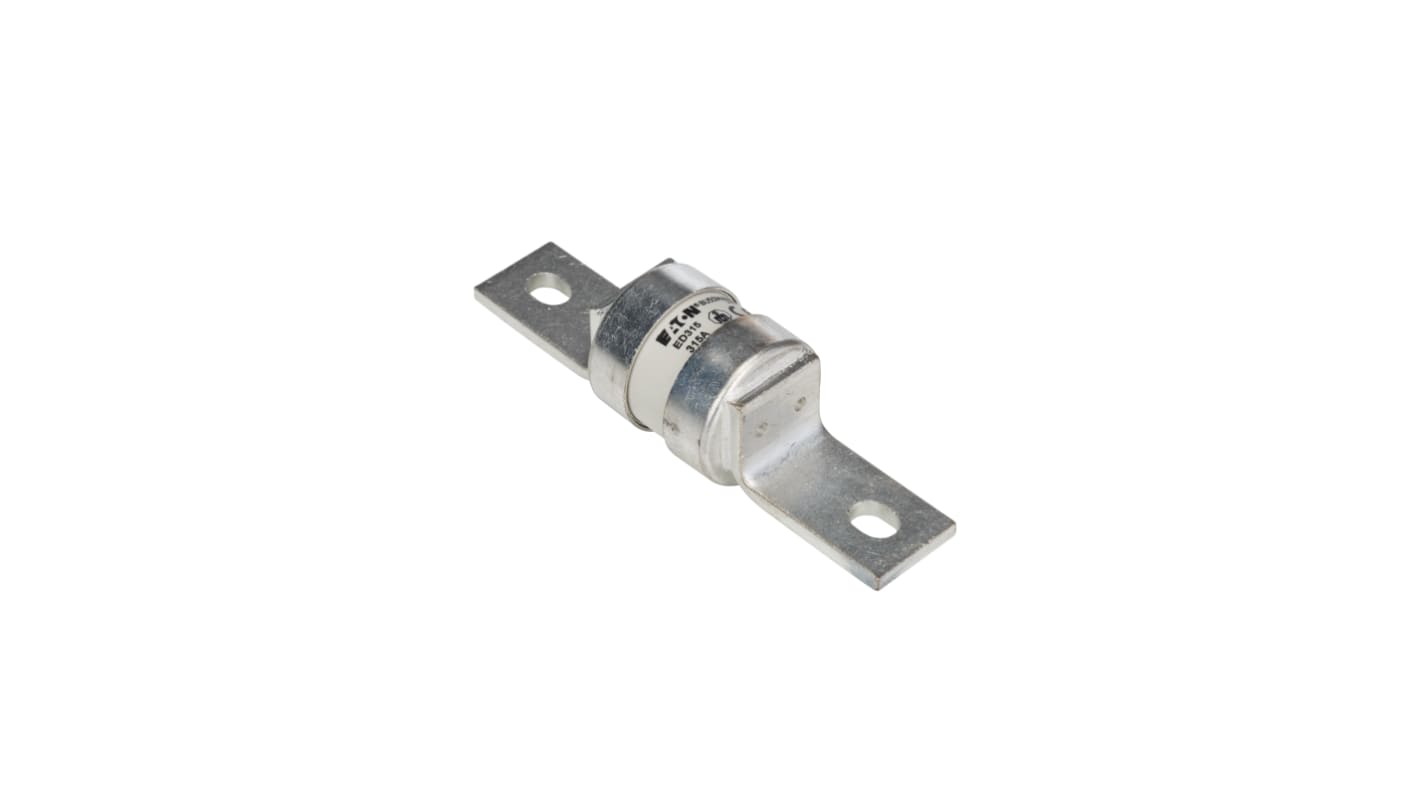 Fusibile a standard britannico, Eaton, 315A, fusibile B3, standard BS 88, IEC 269, fori di fissaggio da 110mm, cat. gG