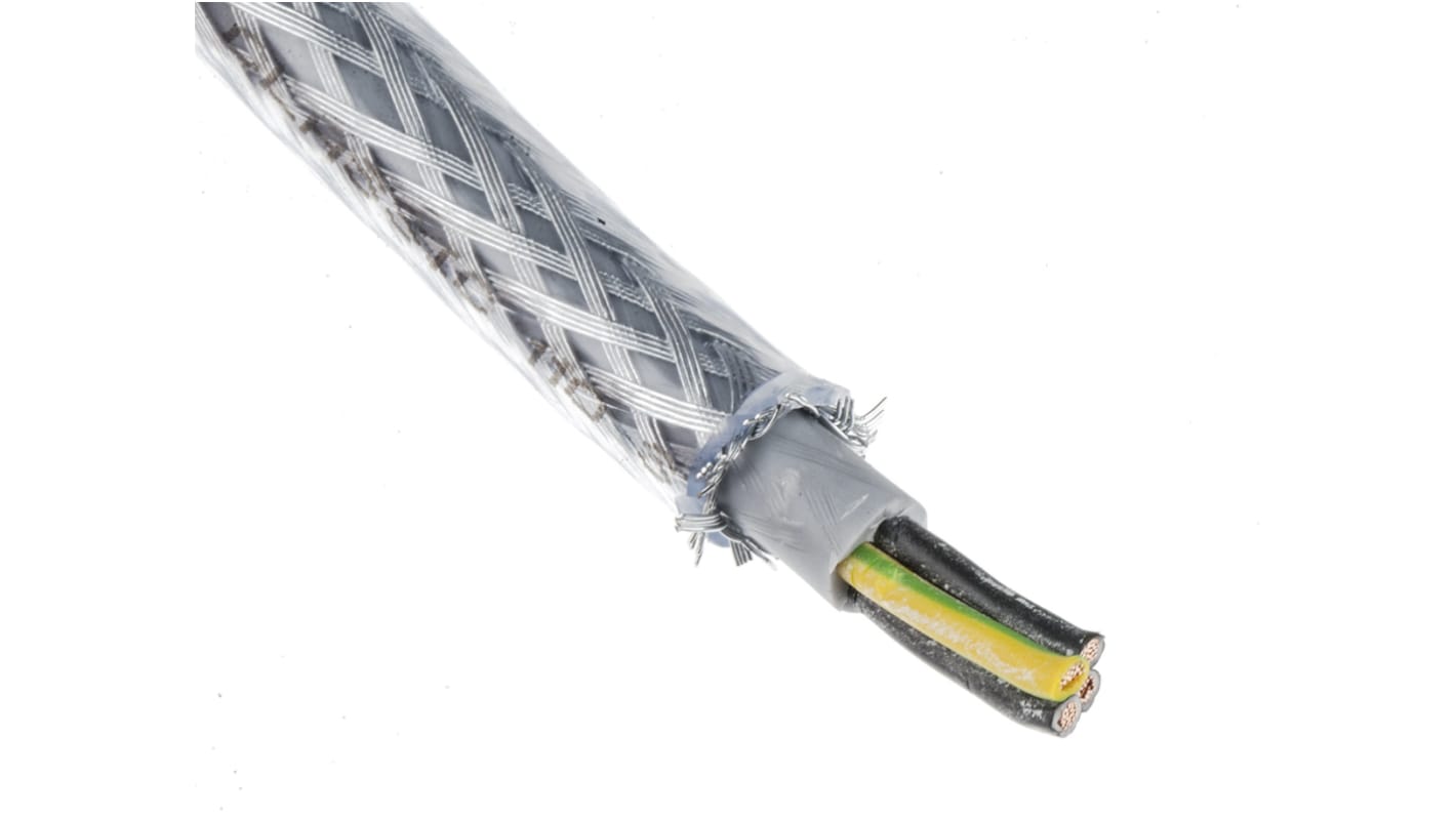 Lapp ÖLFLEX CLASSIC 110 SY Control Cable, 4 Cores, 1.5 mm², SY, Screened, 50m, Transparent PVC Sheath, 16 AWG