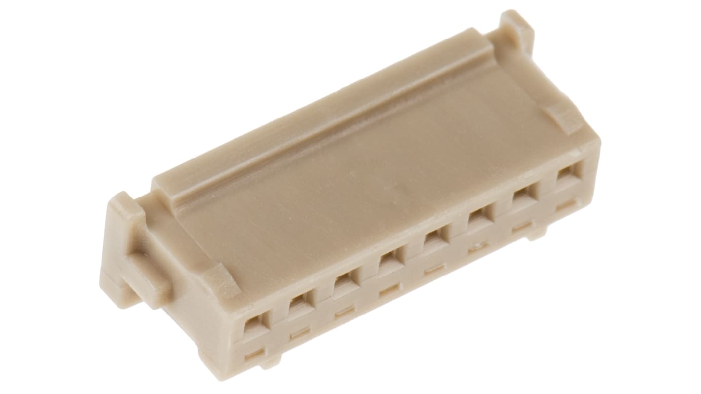 Hirose, DF13 Female Connector Housing, 1.25mm Pitch, 8 Way, 1 Row