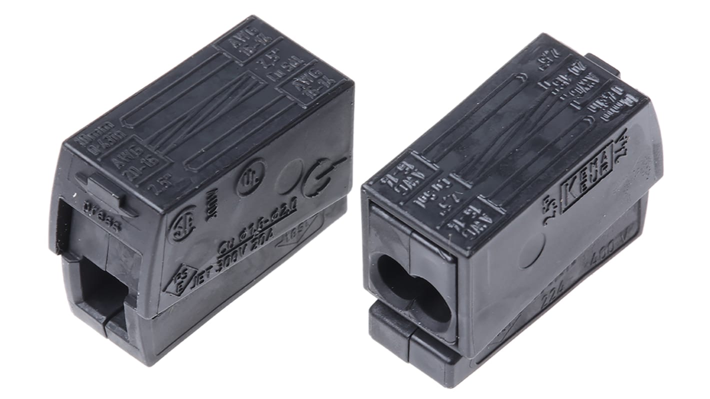 Conector de iluminación 224, 400 V, 24A