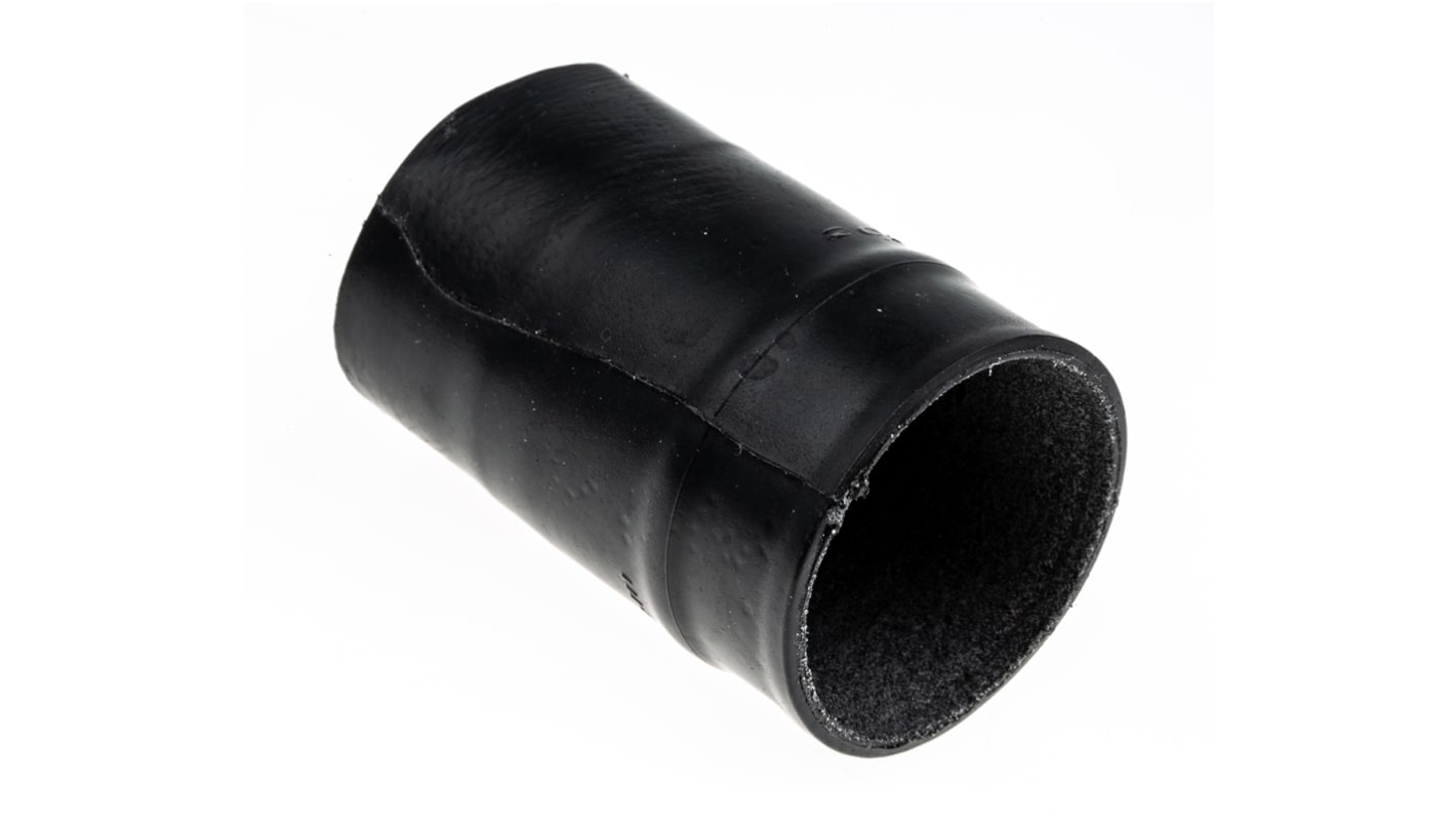 TE Connectivity Straight Black, Fluid Resistant Elastomer Adhesive Lined, 36mm