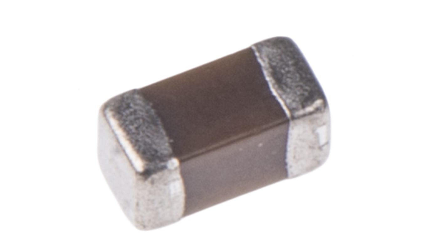 KEMET 220nF Multilayer Ceramic Capacitor MLCC, 10V dc V, ±10% , SMD