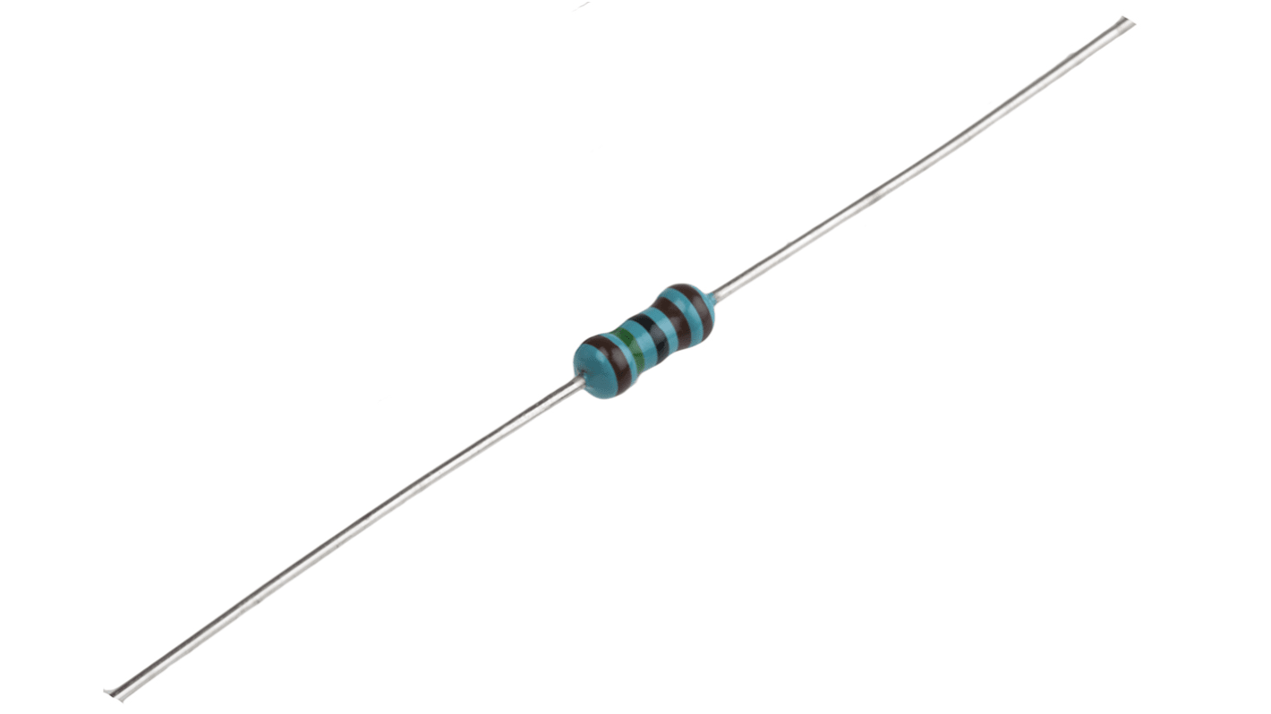 TE Connectivity 1.5kΩ Metal Film Resistor 0.6W ±1% LR1F1K5