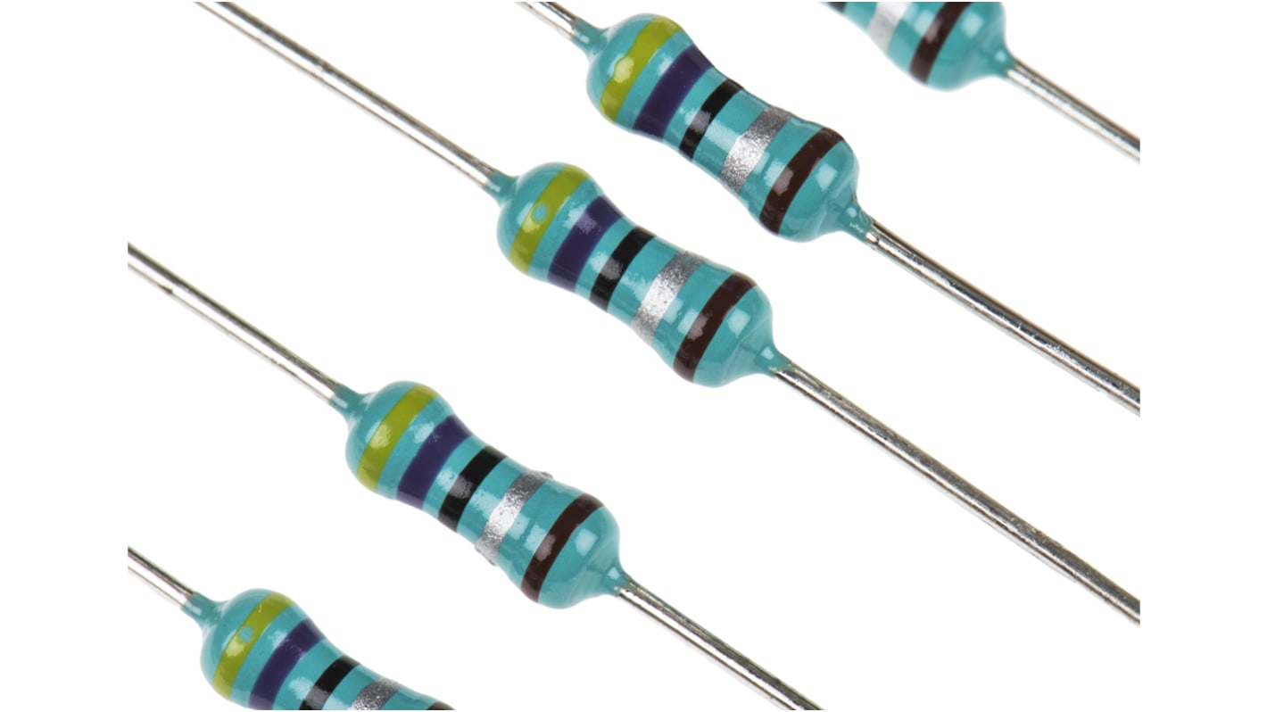 TE Connectivity 4.7Ω Metal Film Resistor 0.6W ±1% LR1F4R7