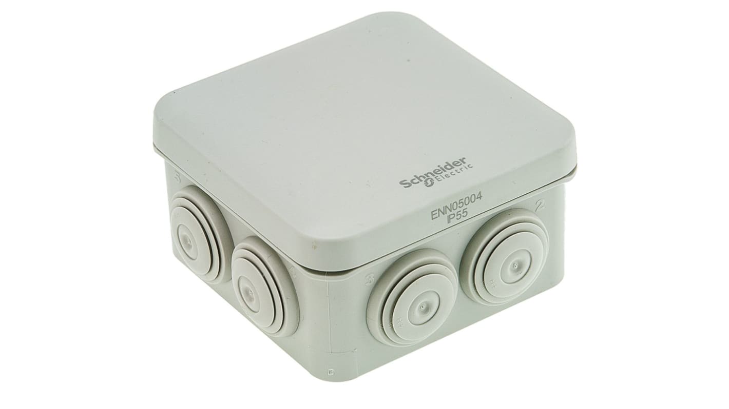ENN05004 Schneider Electric Mureva Series Grey ABS Junction Box, IP55