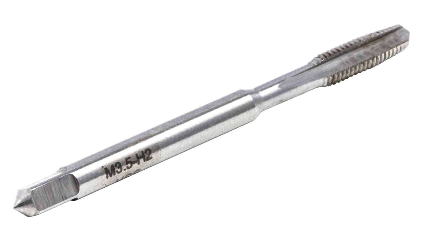 RS PRO Threading Tap, M3.5 Thread, 0.6mm Pitch, Metric Standard, Hand Tap