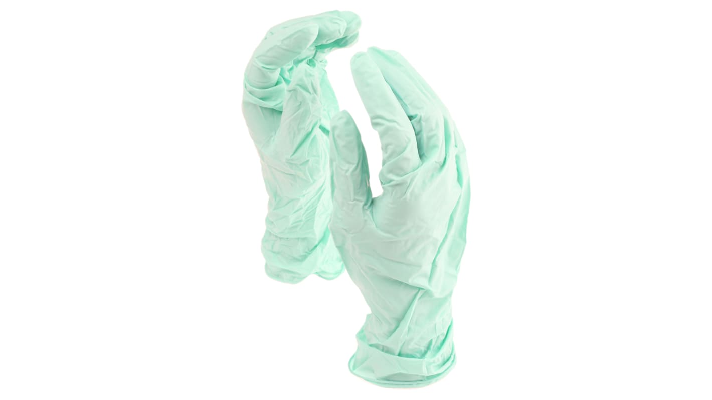 Ansell MICROFLEX® NeoTouch™ Green Powder-Free Neoprene Disposable Gloves, Size 9.5-10, XL, No, 100 per Pack