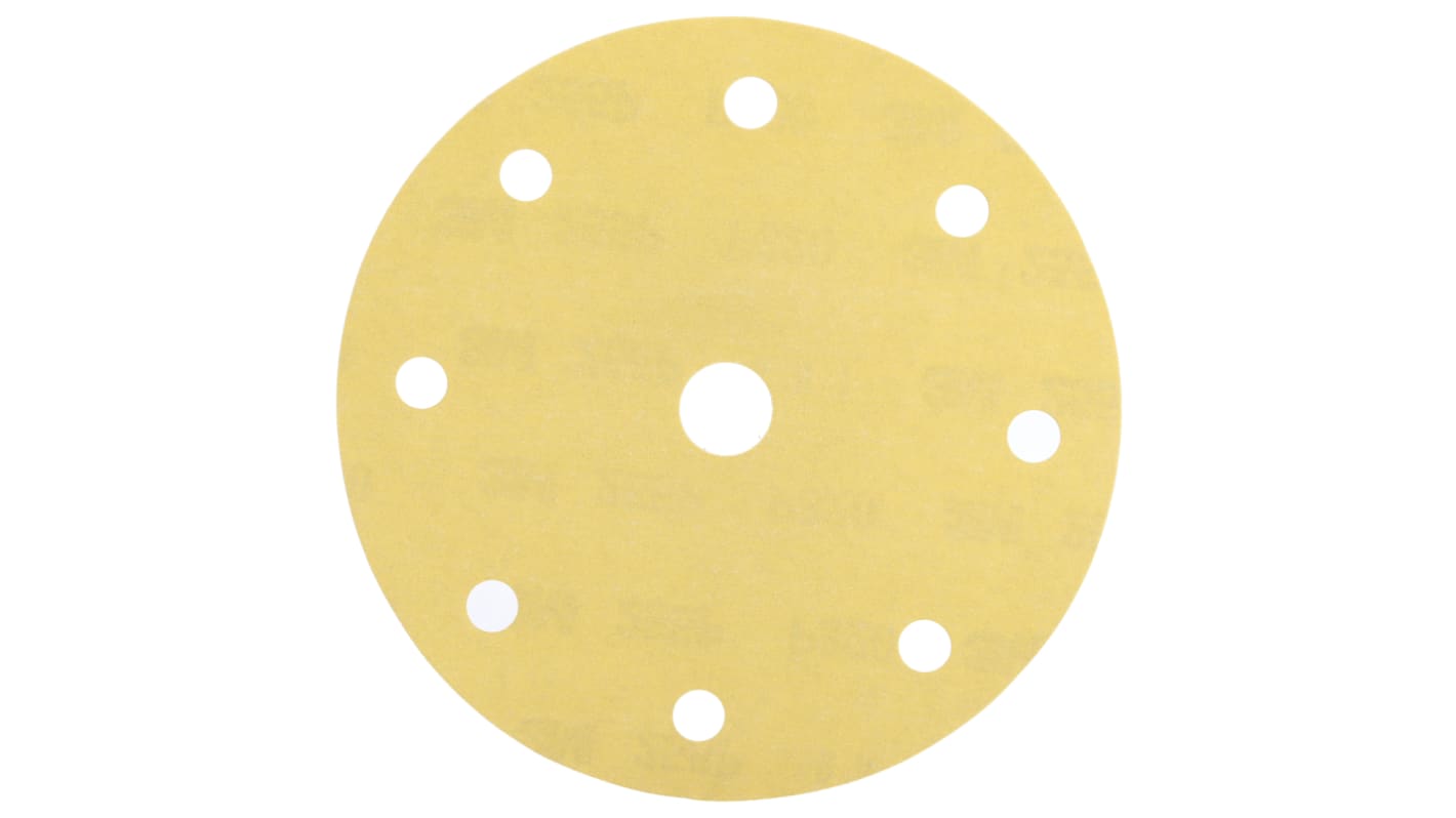 3M Aluminium Oxide Sanding Disc, 150mm, P320 Grit, Hookit, 100 in pack