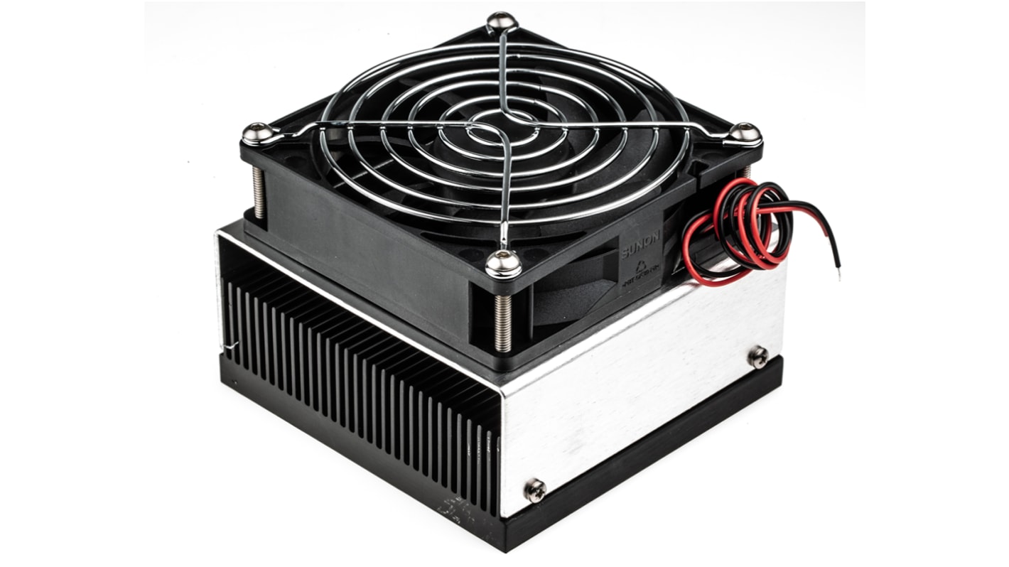 Heatsink, Universal Rectangular Alu, 0.16K/W, 100 x 101.6 x 77mm