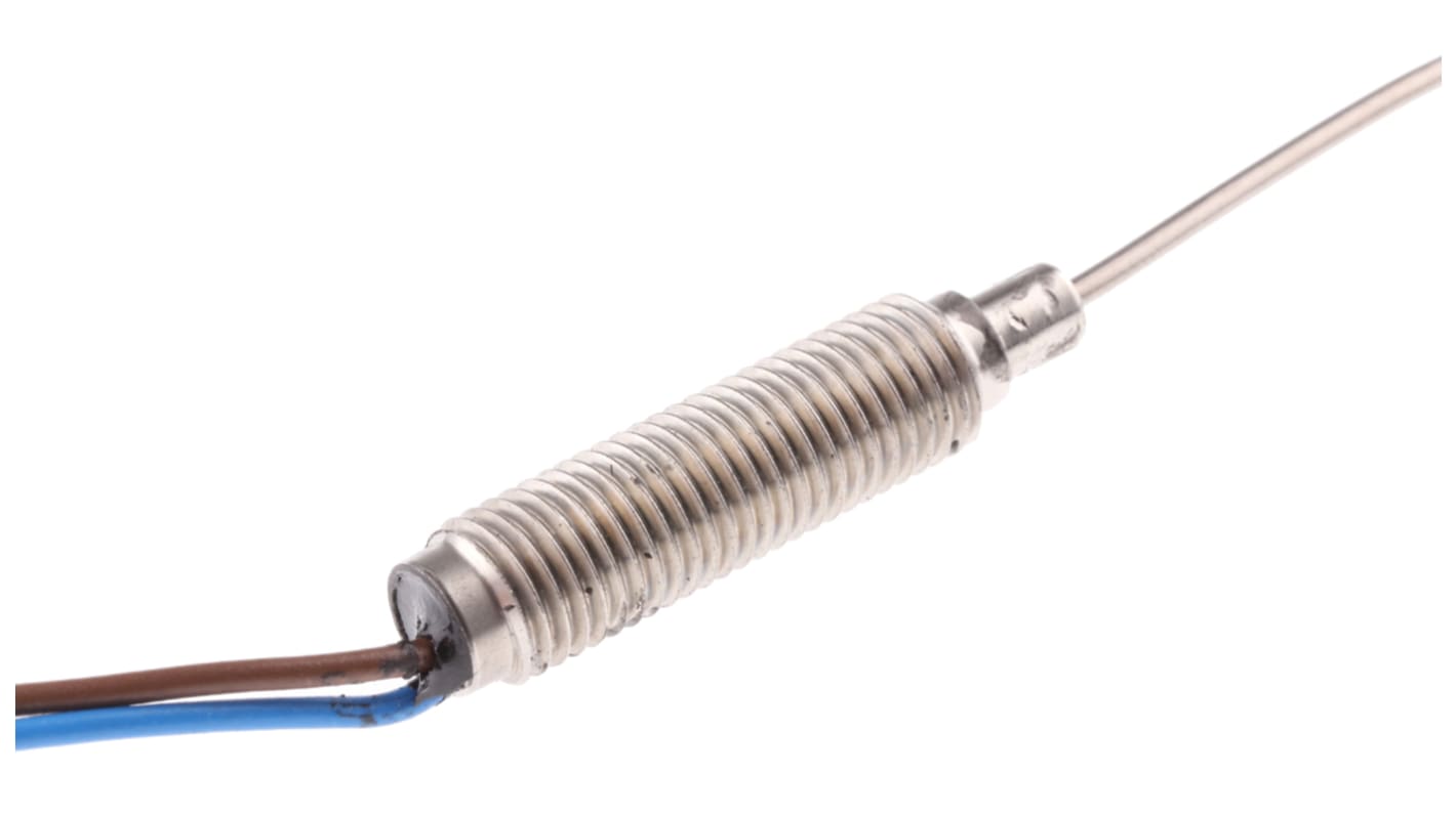 RS PRO Type K Thermocouple 1m Length, 1.5mm Diameter → +1100°C