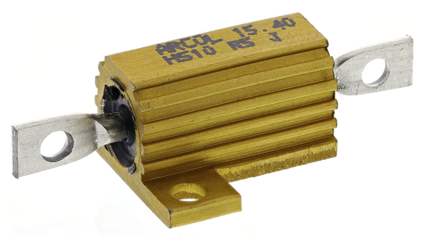 Arcol, 500mΩ 10W Wire Wound Chassis Mount Resistor HS10 R5 J ±5% | RS