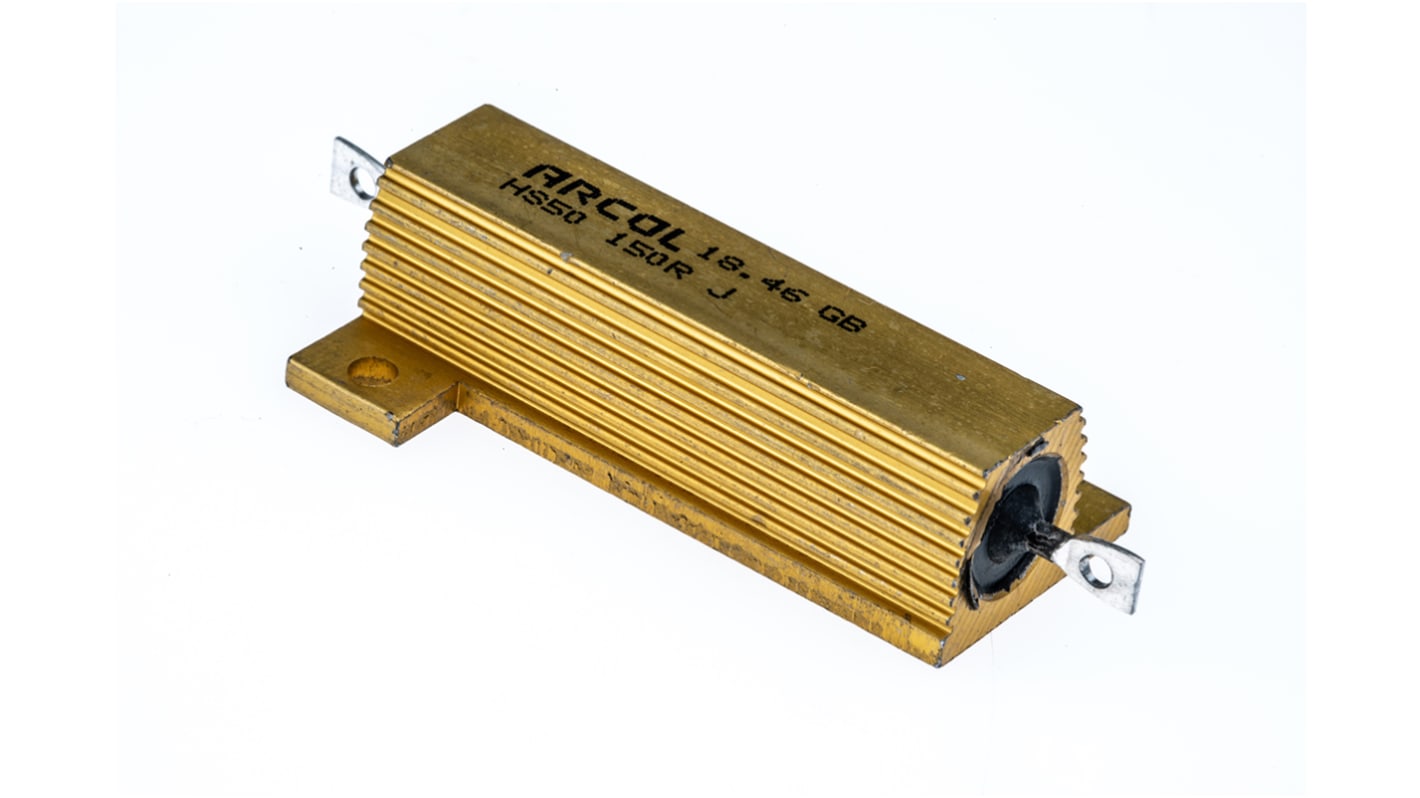 Arcol, 150Ω 50W Wire Wound Chassis Mount Resistor HS50 150R J ±5%