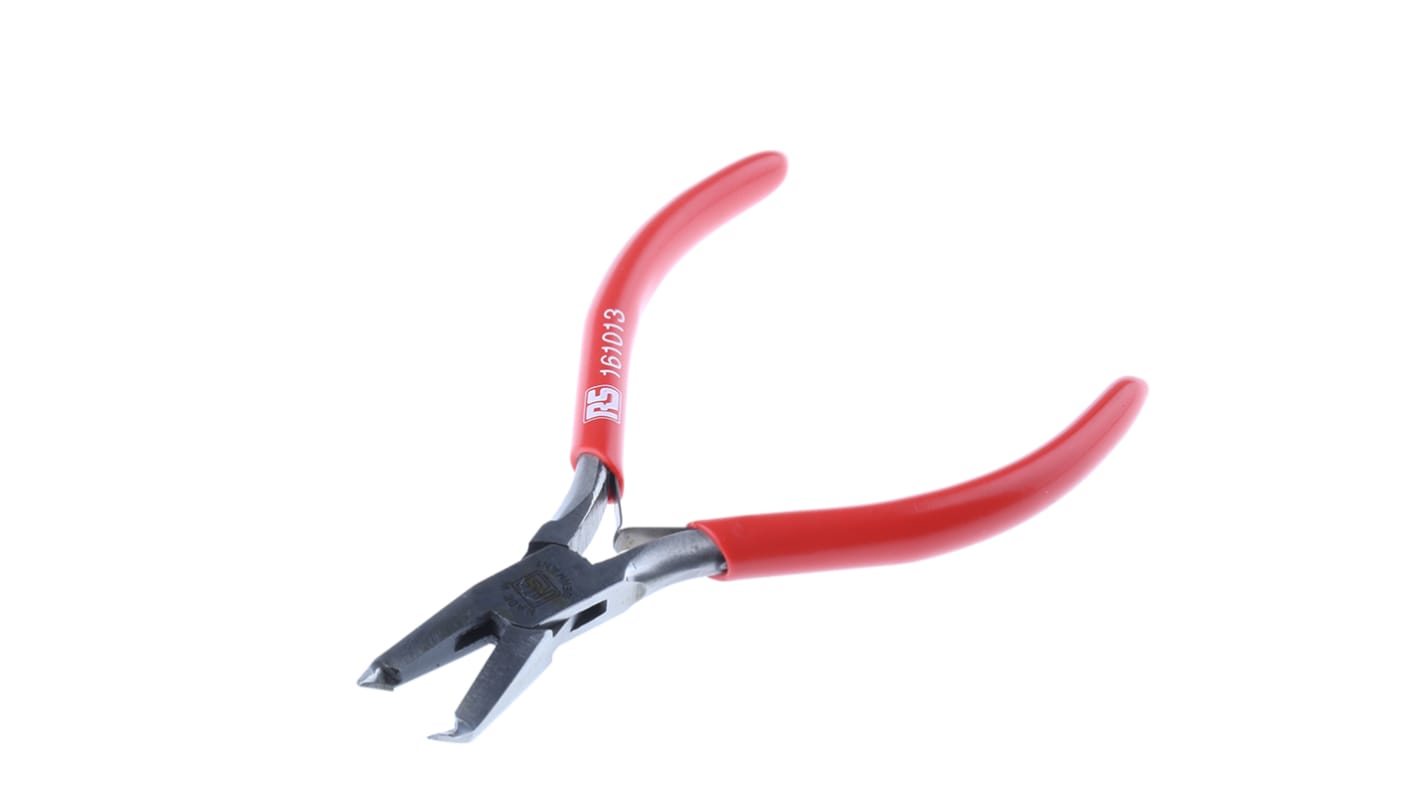 Alicates de corte oblicuos RS PRO, capacidad de corte 1.2mm, long. total 130 mm,