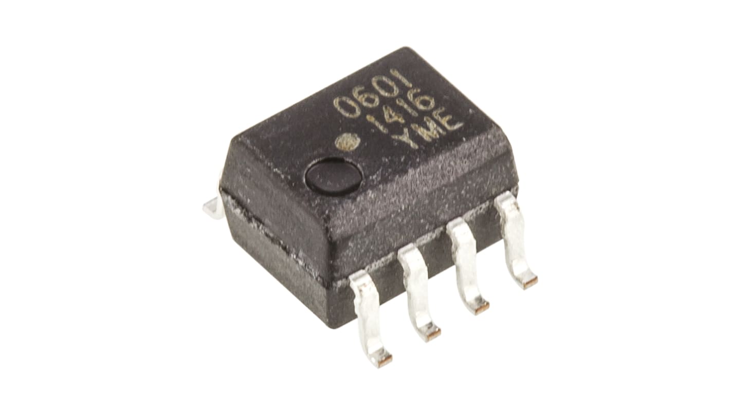 Broadcom SMD Optokoppler DC-In / Transistor-Out, 8-Pin SOIC, Isolation 3,75 kV eff