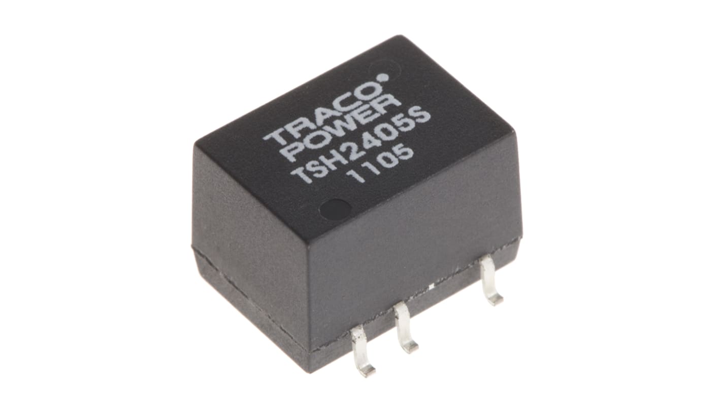 TRACOPOWER DC-DCコンバータ Vout：5V dc 21.6 → 26.4 V dc, 2W, TSH 2405S