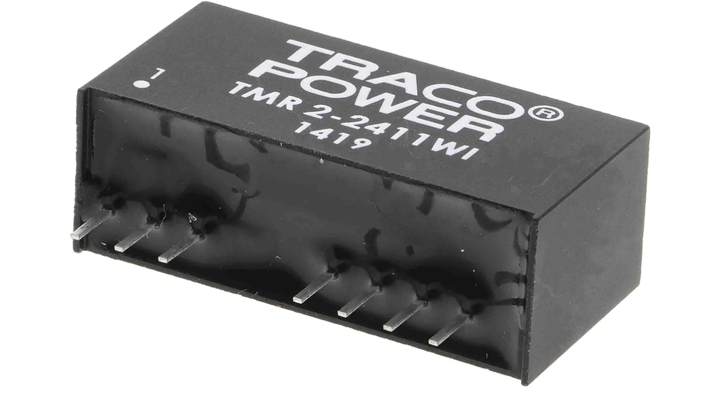 TRACOPOWER TMR 2WI DC-DC Converter, 5V dc/ 400mA Output, 9 → 36 V dc Input, 2W, Through Hole, +85°C Max Temp