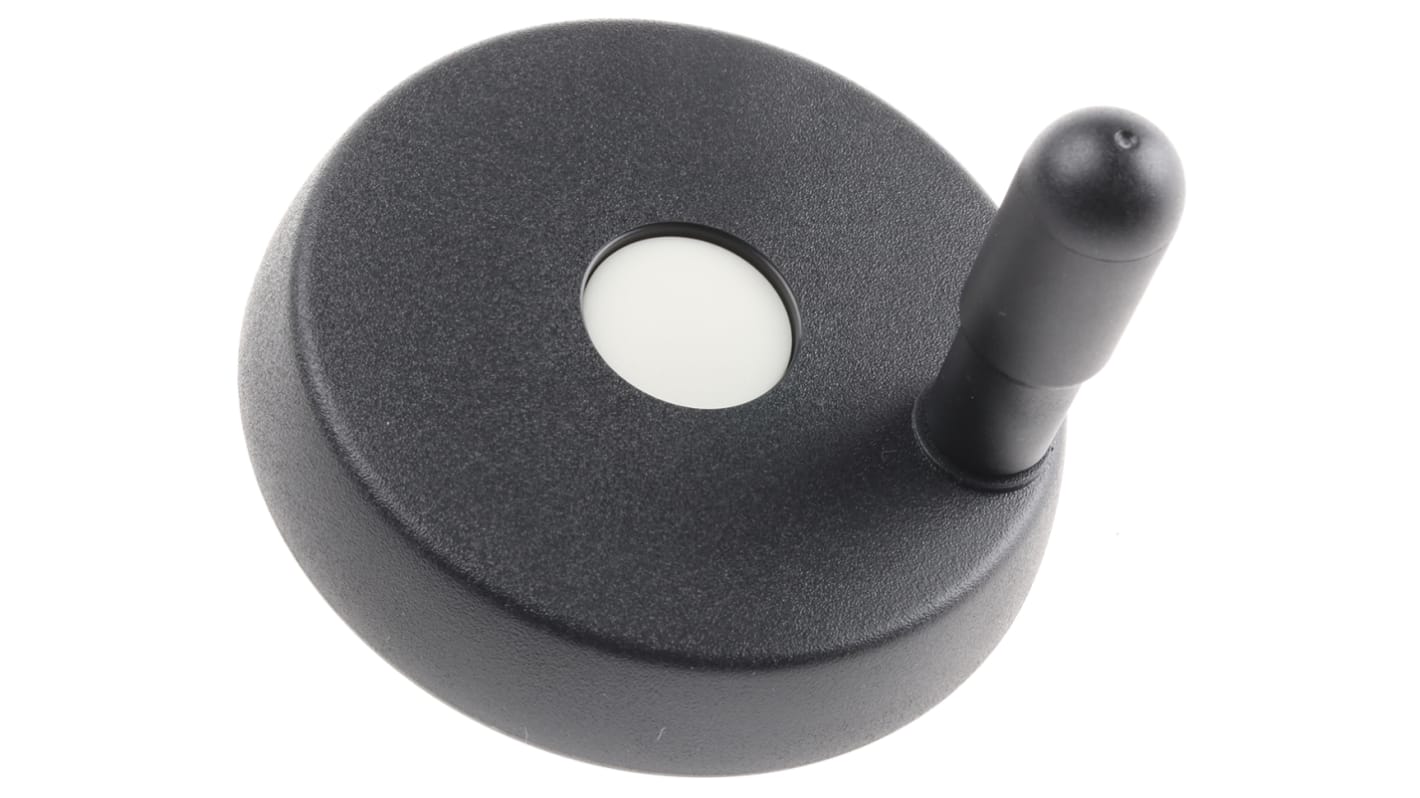 Elesa Black Technopolymer Hand Wheel, 83mm diameter