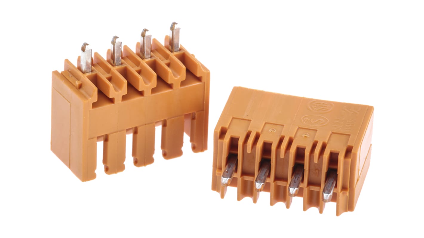 1604490000 Weidmuller 3.5mm Pitch 4 Way Pluggable Terminal Block