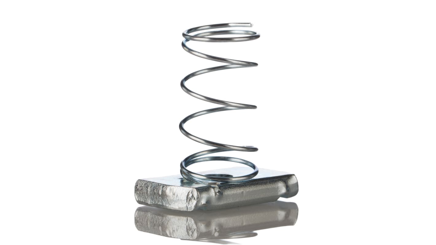 P 1007 M8 Unistrut Channel Nut, M8, Nut Base Dimensions 41 x 41mm