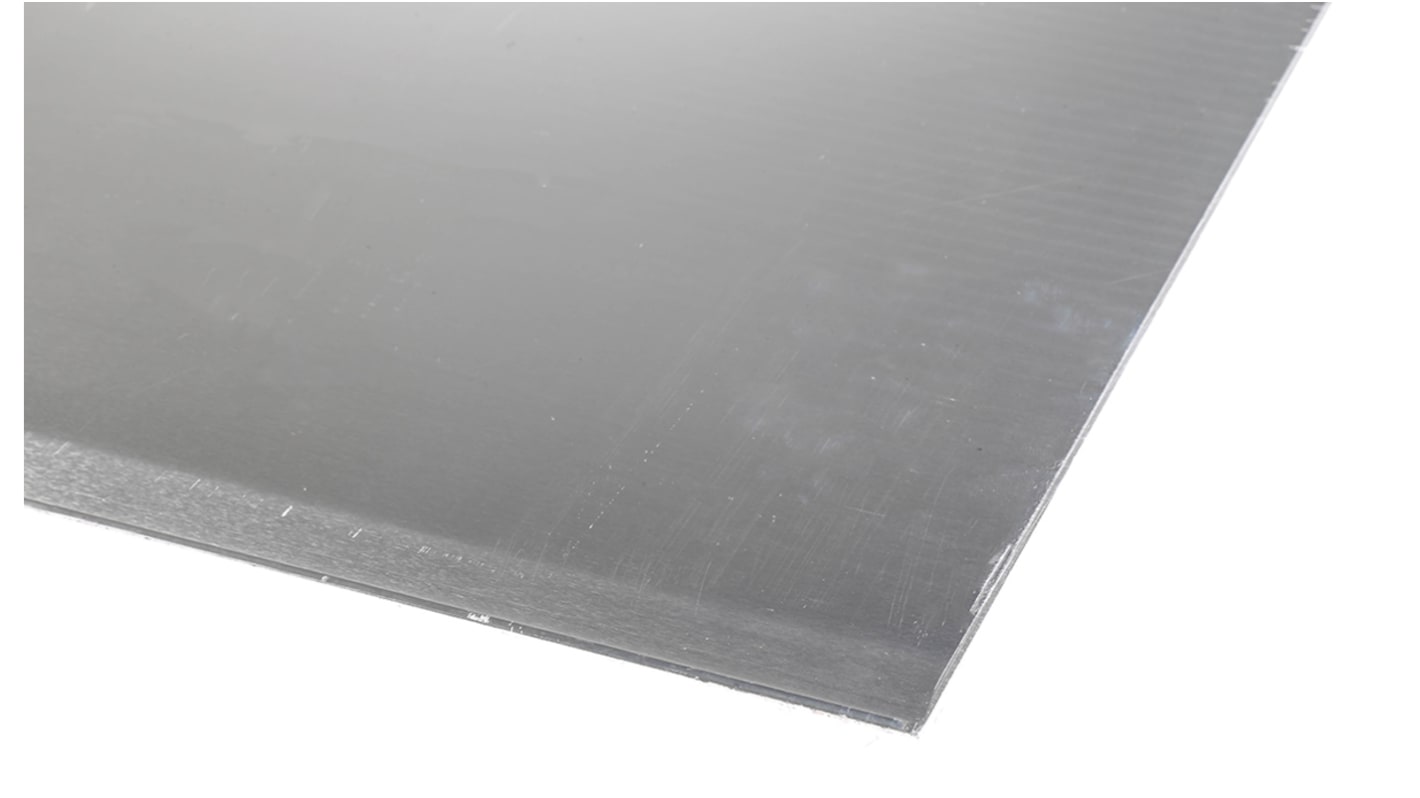 RS PRO Aluminium Metal Sheet 300mm x 500mm, 3mm Thick