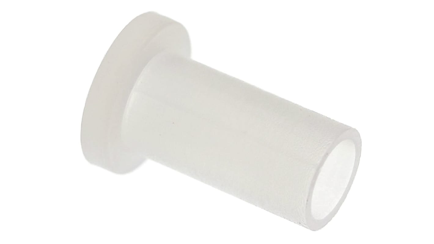 RS PRO Isolierbuchsen, Ø M3, Innen Ø 3.1mm x 4mm, L. 8mm, D. 6.2mm, S. 1 mm, Nylon