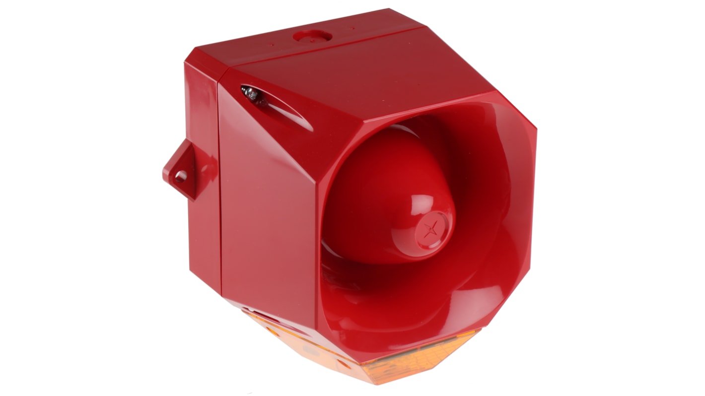 Eaton Series Amber Sounder Beacon, 9 → 60 V dc, IP66, Wall Mount, 110dB at 1 Metre