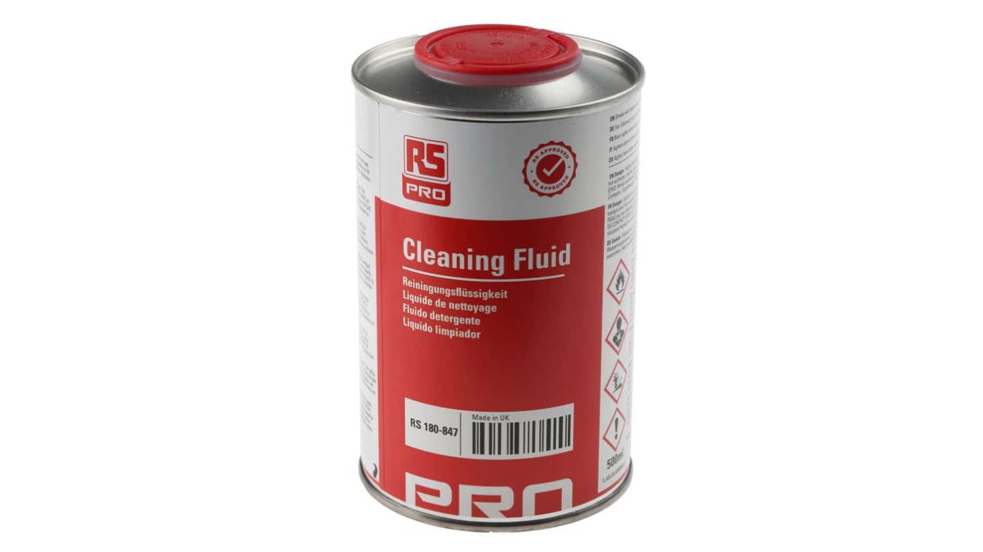 RS PRO 500 ml Tin Electrical Cleaner for Contacts, PCBs