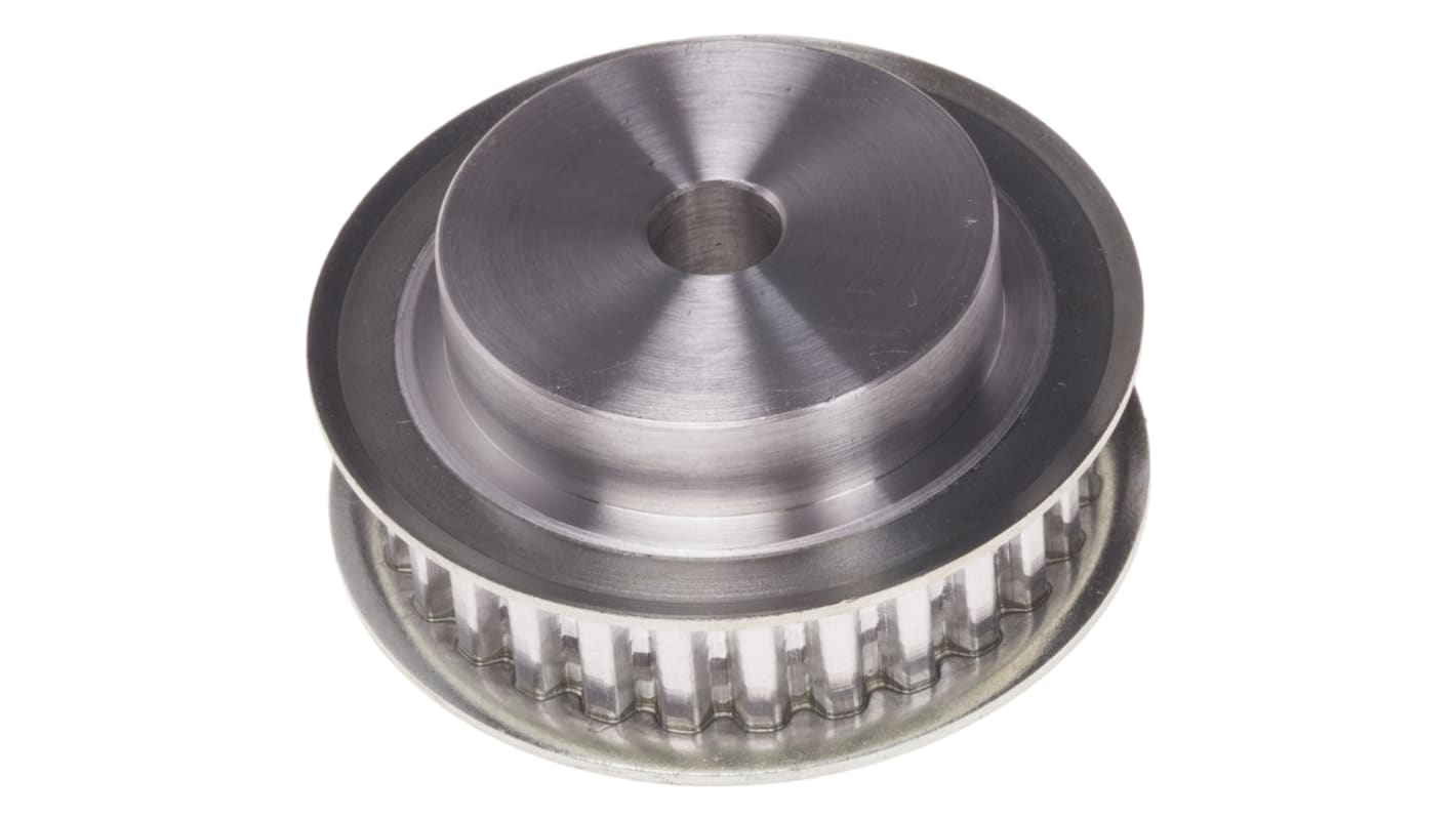 RS PRO Timing Belt Pulley, Aluminium 9.5mm Belt Width x 5mm Pitch, 28