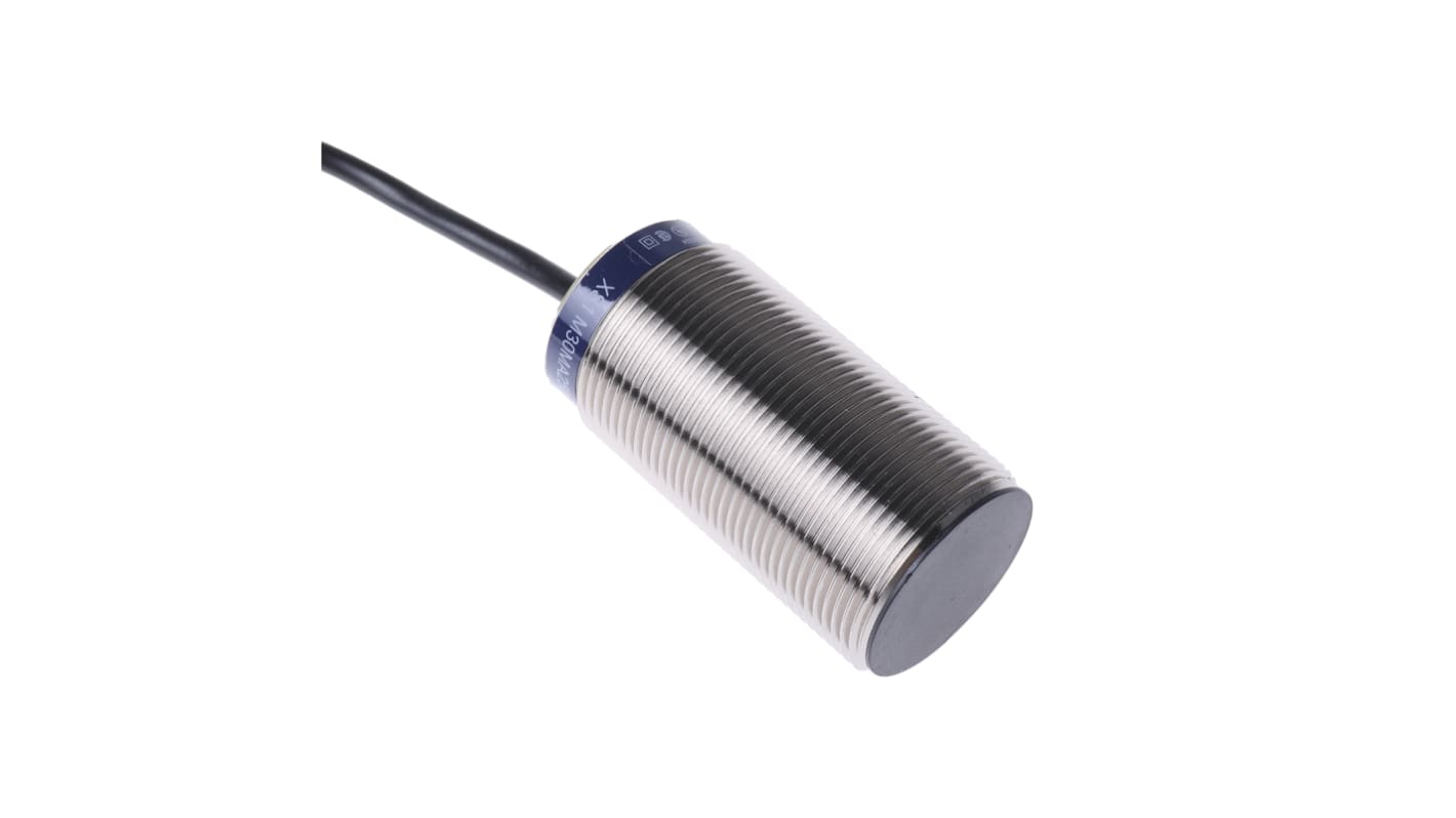 Telemecanique Sensors Inductive Barrel-Style Proximity Sensor, M30 x 1.5, 10 mm Detection, 20 → 210 V dc, 20