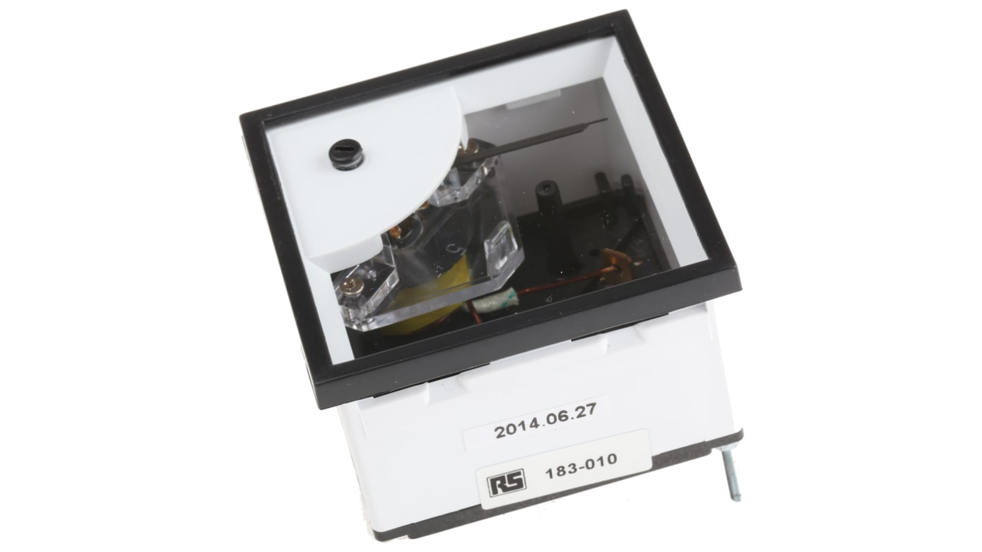 Ampèremètre analogique de panneau V c.a. HOBUT série D72SD, Echelle 5A, 72mm x 72mm