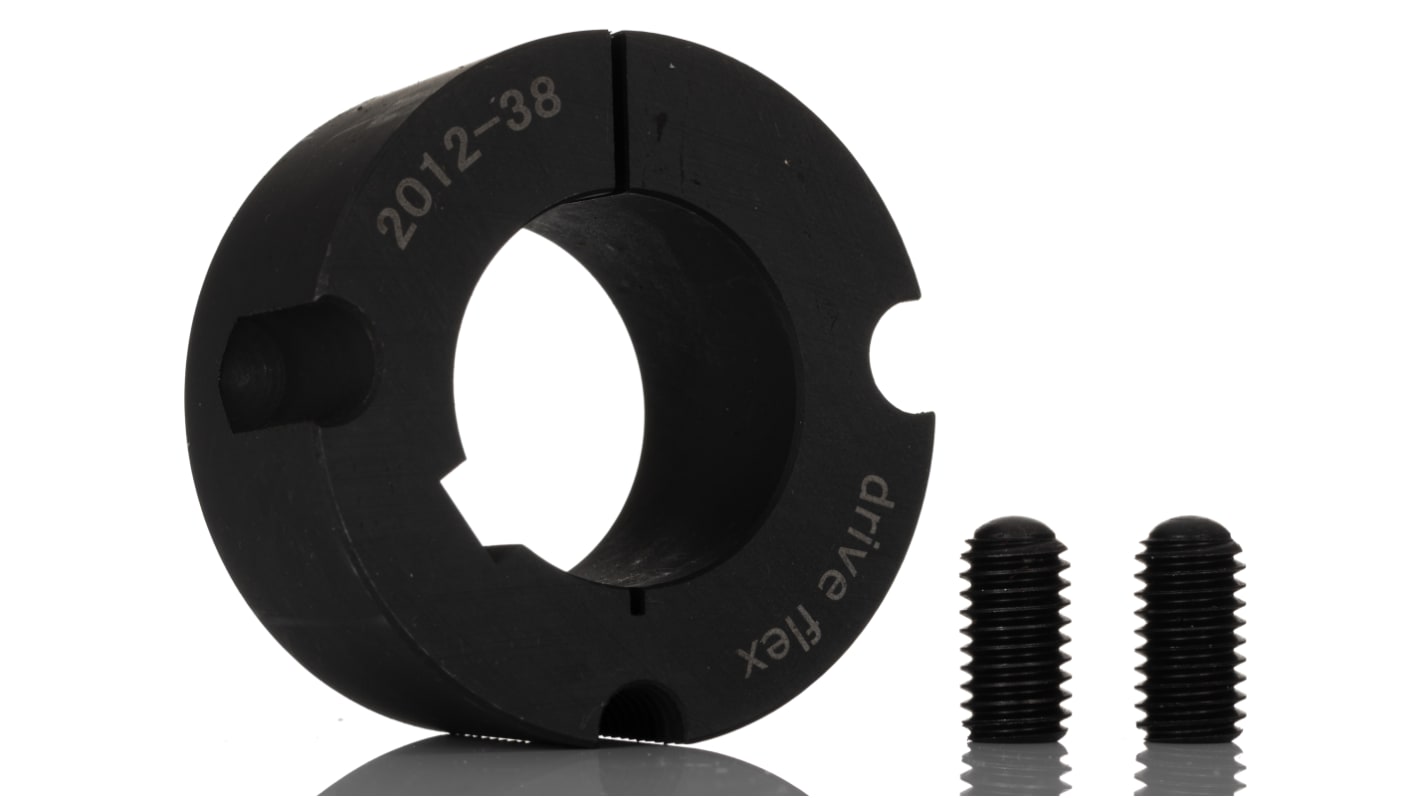 RS PRO Taper Bush 2012, 38mm Shaft Diameter RS