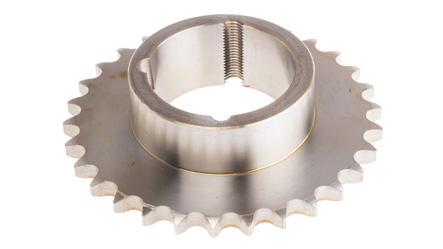 RS PRO 30 Tooth Taper Bush Sprocket 12B-1 Chain Type