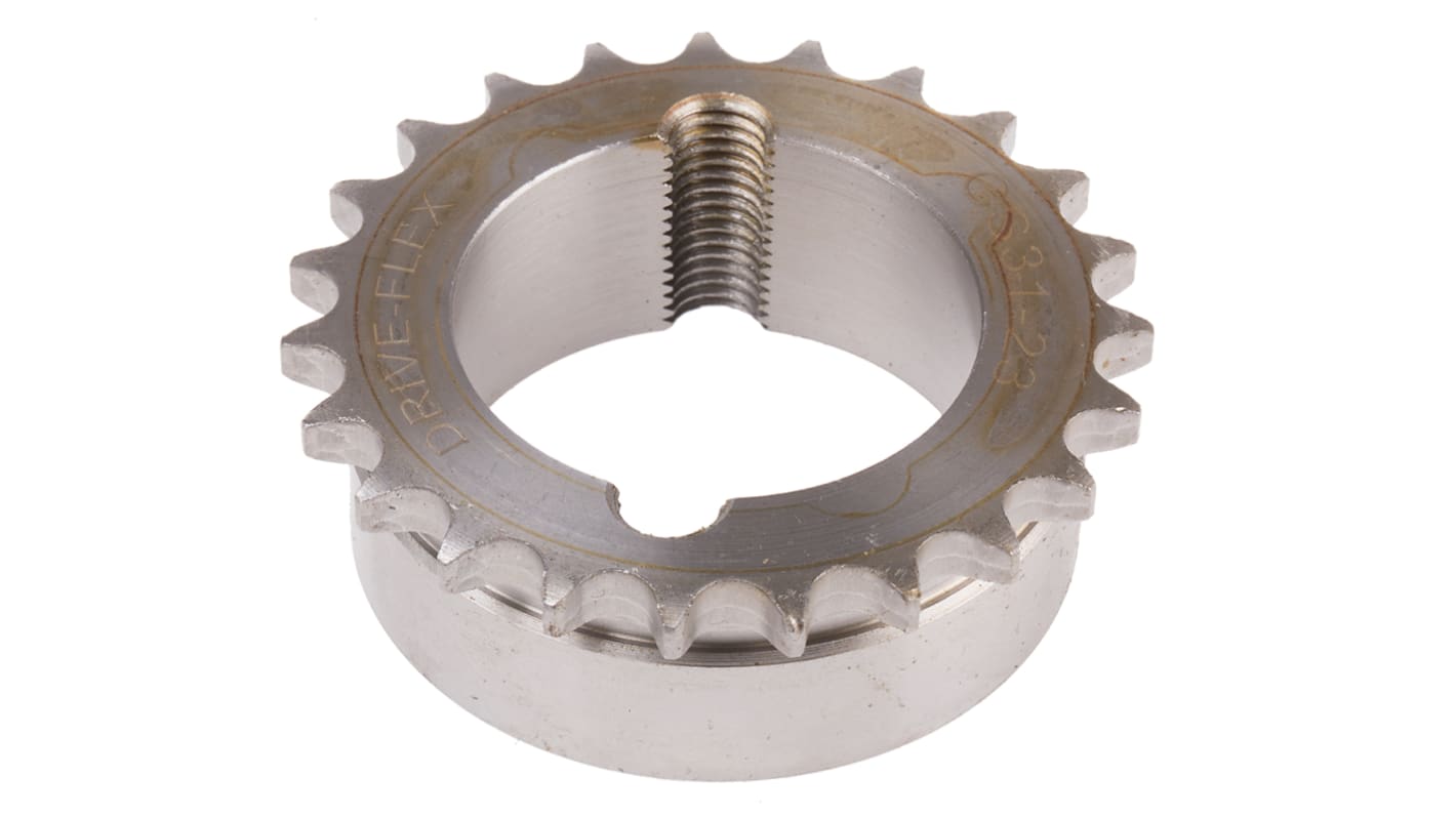RS PRO 23 Tooth Taper Bush Sprocket 06B-1 Chain Type