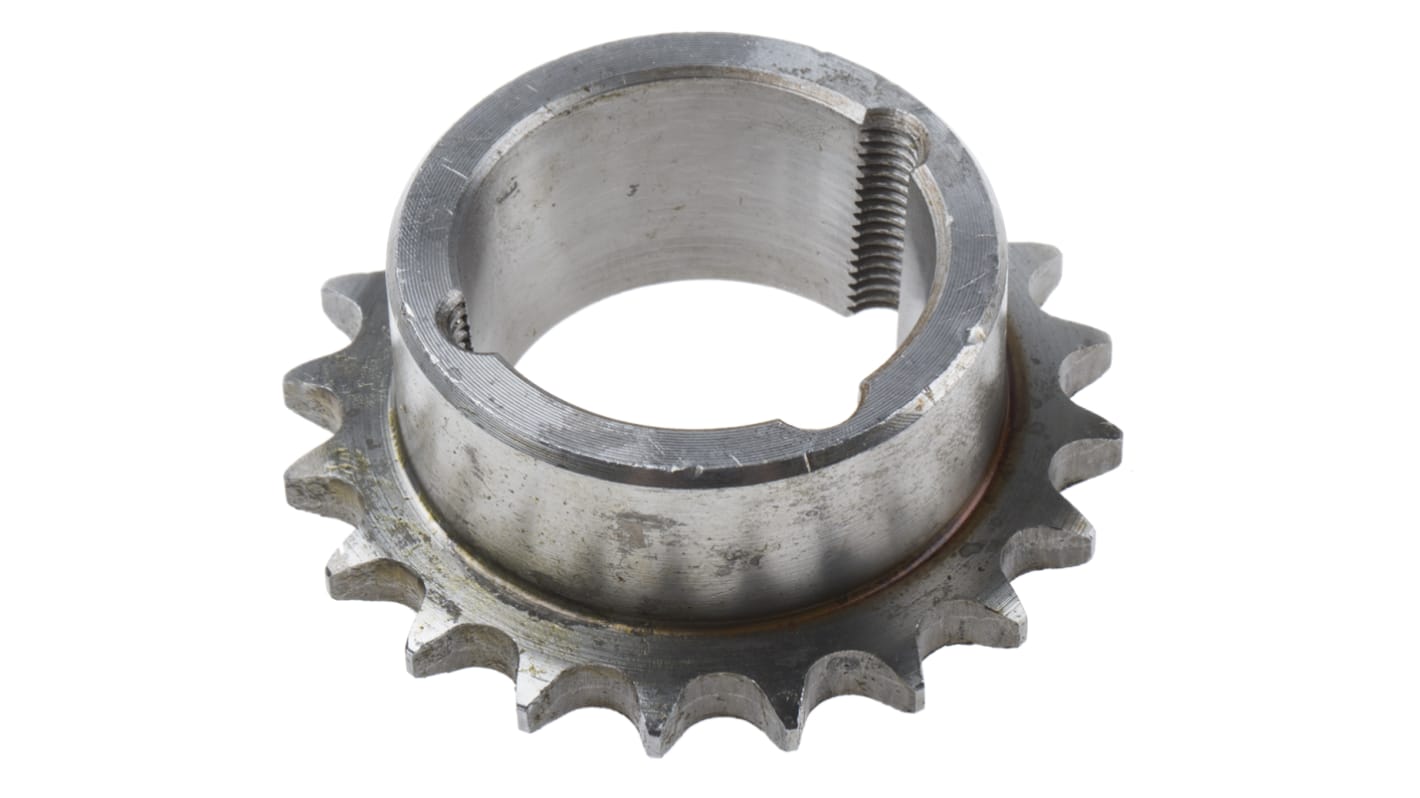 RS PRO 20 Tooth Taper Bush Sprocket 06B-1 Chain Type