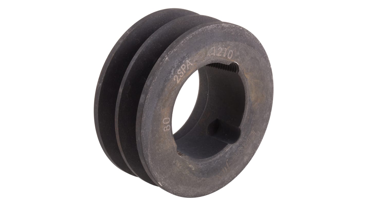 RS PRO Pulley, Cast Iron, Steel