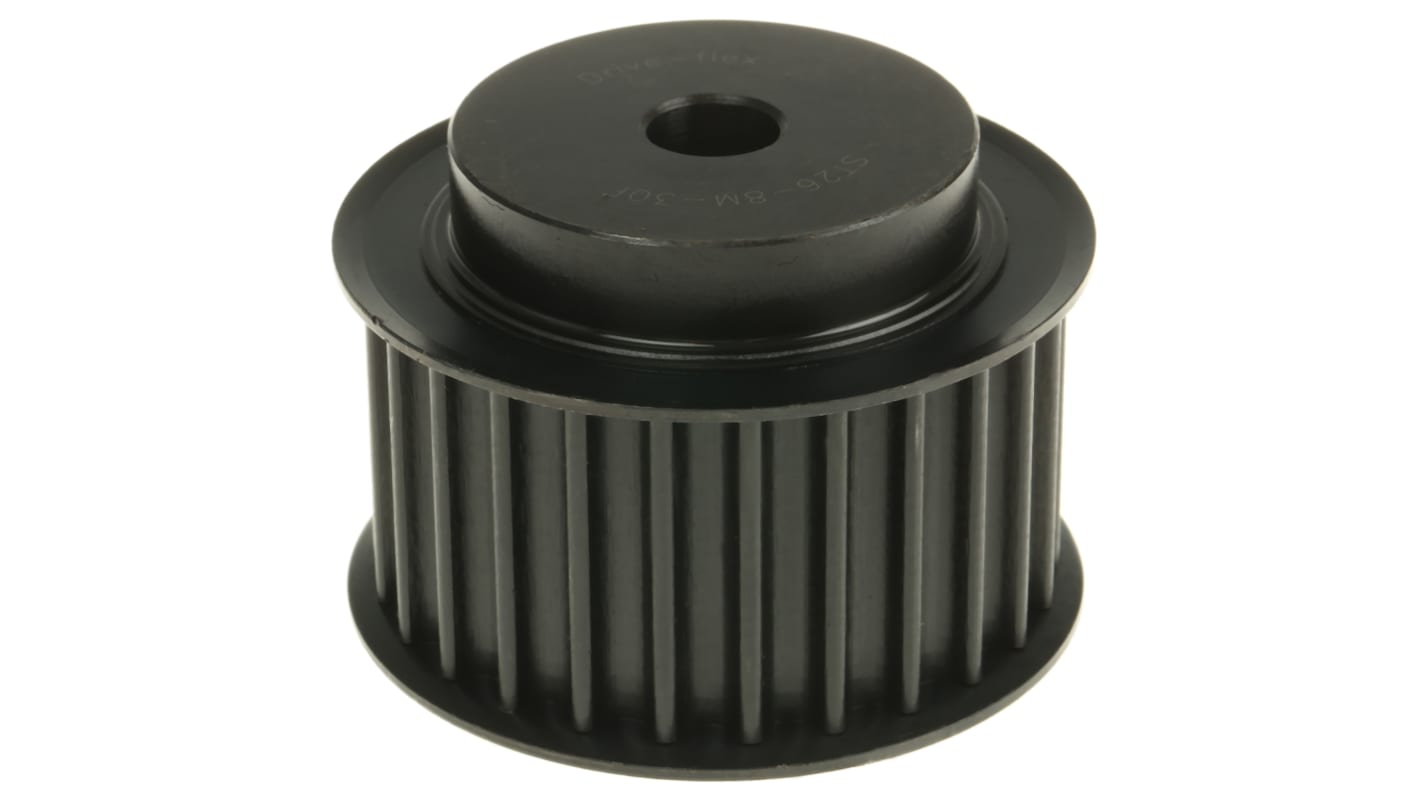 Poulie pour courroie crantée en Acier 26 dents , pas de 8mm, alésage 12mm