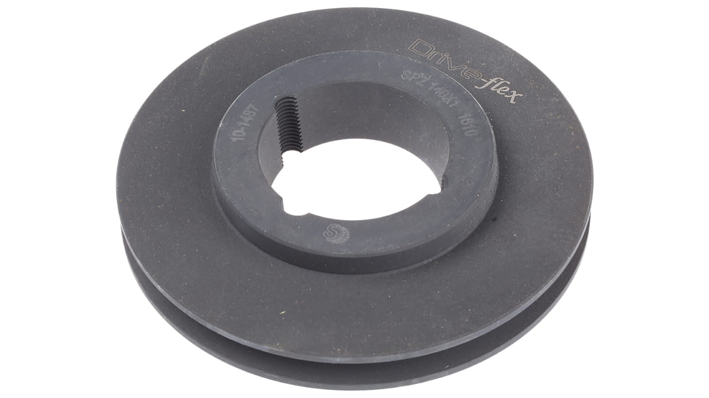 RS PRO Pulley, Cast Iron, Steel