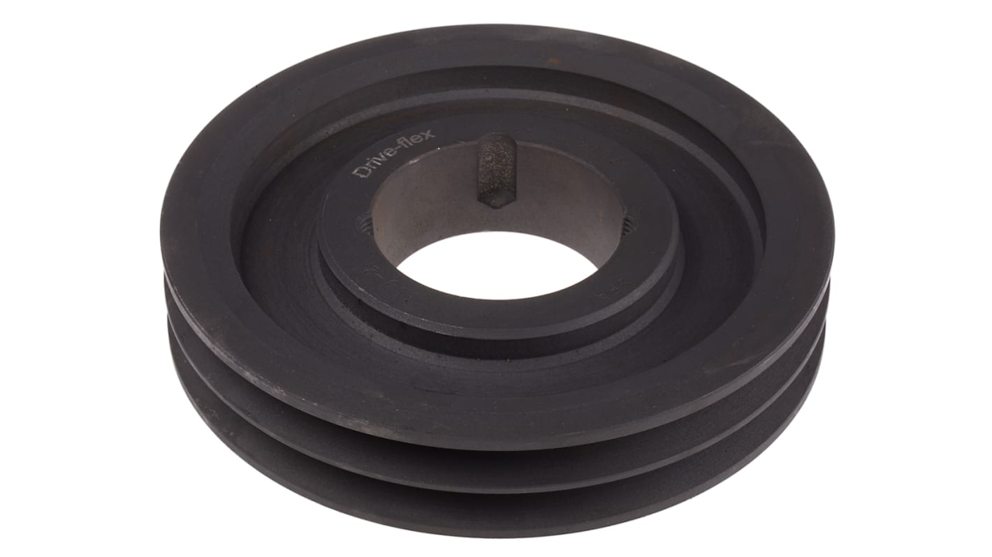 RS PRO Pulley, Cast Iron, Steel