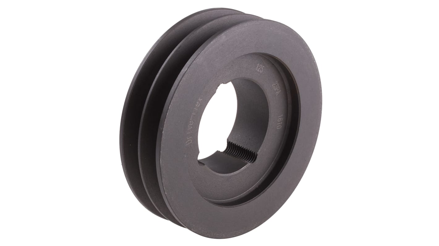 RS PRO Pulley, Cast Iron, Steel